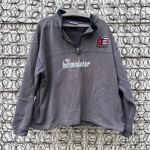 Vint. Y2K Dale Earnhardt The Intimidator NASCAR quarter zip pull over sweatshirt